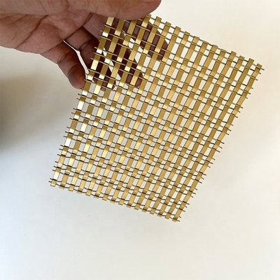 建築用金属網 青銅色 飾り付け用ワイヤ網 家具挿入 曲線ピッチ 16mm