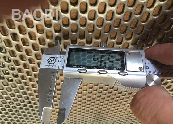 1X2M電流を通された細長かった穴は鉱山のためのステンレス鋼の網目スクリーンを打ち抜いた
