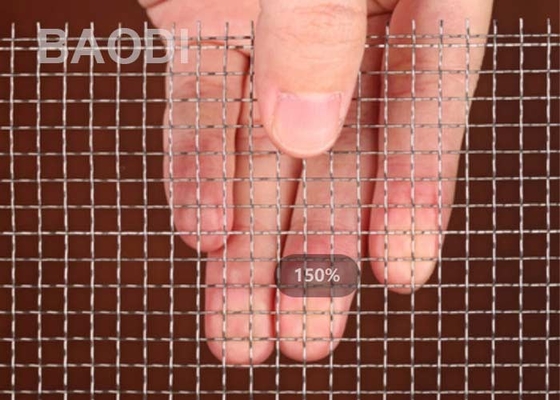 構造によって編まれるスクリーン316のステンレス鋼のひだを付けられた網のアルカリの抵抗