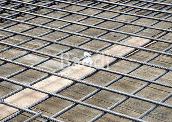 金網を補強する糸棒鋼鉄はトンネルの建物のための200 x 200のMmを溶接しました