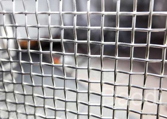 電流を通された編まれた正方形は焼ける食糧のための金網/BBQの金網にひだを付けました