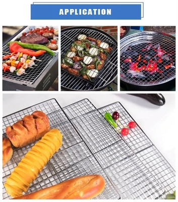 2cm/5cm 脚/足 粘りしない BBQ メッシュ 便利な金属構造 洗浄が簡単でバーベキューが完璧