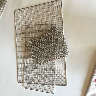 軽量 耐久性 焼物網 バーベキュー用ワイヤ網 ピクニック用 耐熱 1kg