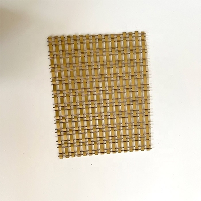 建築用金属網 青銅色 飾り付け用ワイヤ網 家具挿入 曲線ピッチ 16mm
