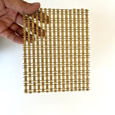 建築用金属網 青銅色 飾り付け用ワイヤ網 家具挿入 曲線ピッチ 16mm